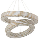 Chandelier Monari antique brass finish by Eichholtz