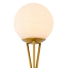 CDJ Table Lamp Izzy antique brass finish alabaster by Eichholtz
