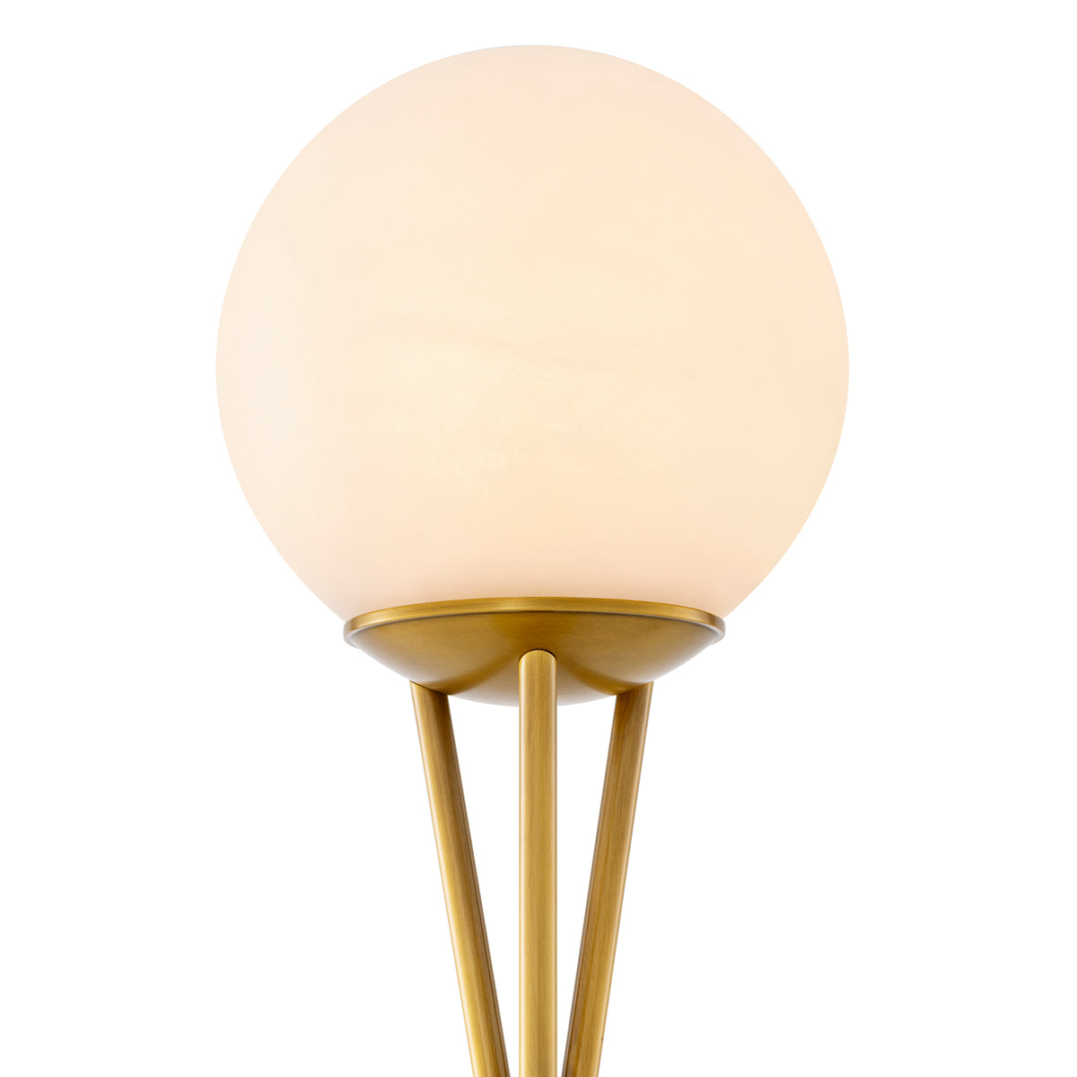 CDJ Table Lamp Izzy antique brass finish alabaster by Eichholtz