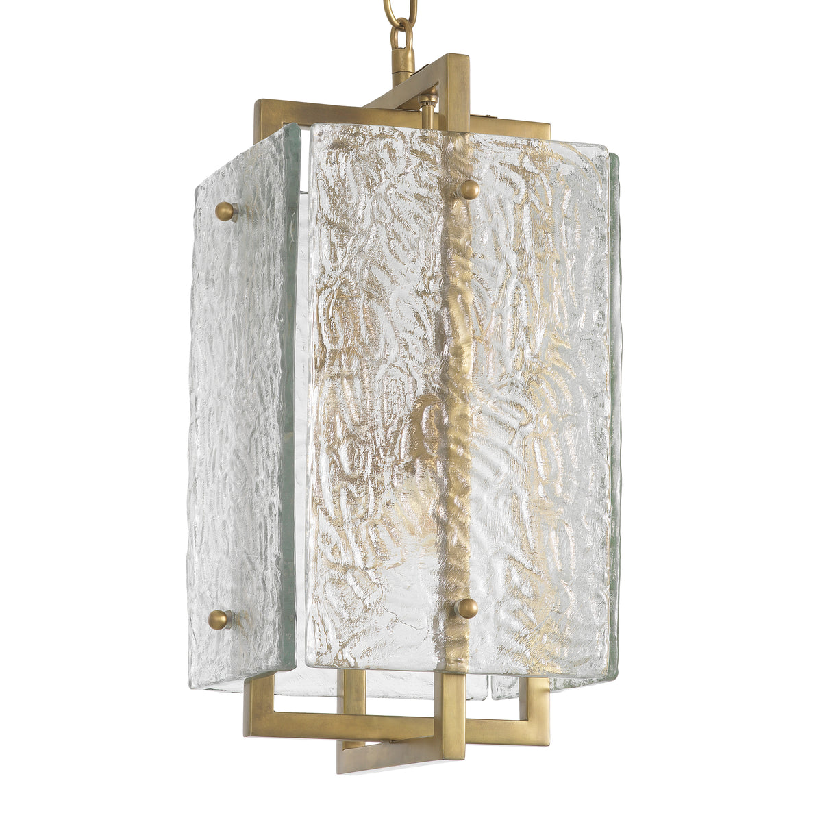 Pendant Solara vintage brass finish by Eichholtz