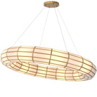 Chandelier Ronco antique brass finish by Eichholtz