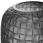 Vase Varese S grey glass by Eichholtz