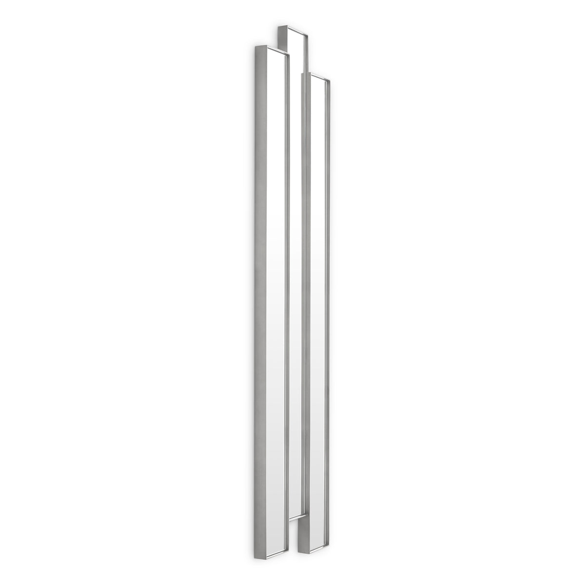 Mirror Novella brushed steel finish by Eichholtz