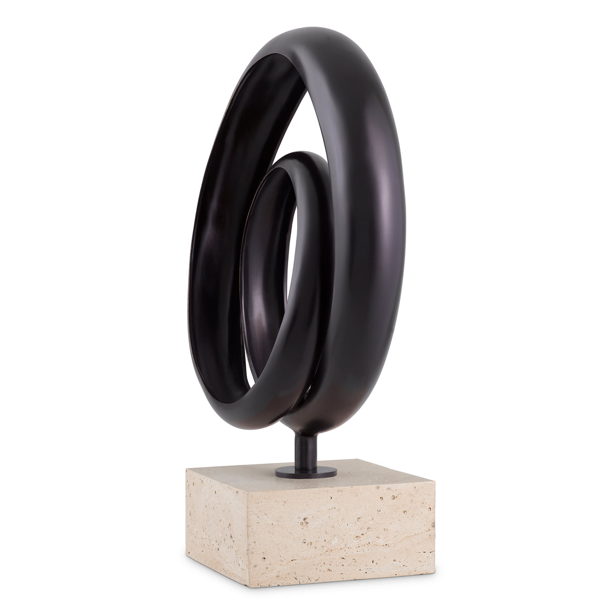 Object Elena bronze highlight finish travertine by Eichholtz