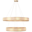 Chandelier Monari antique brass finish by Eichholtz
