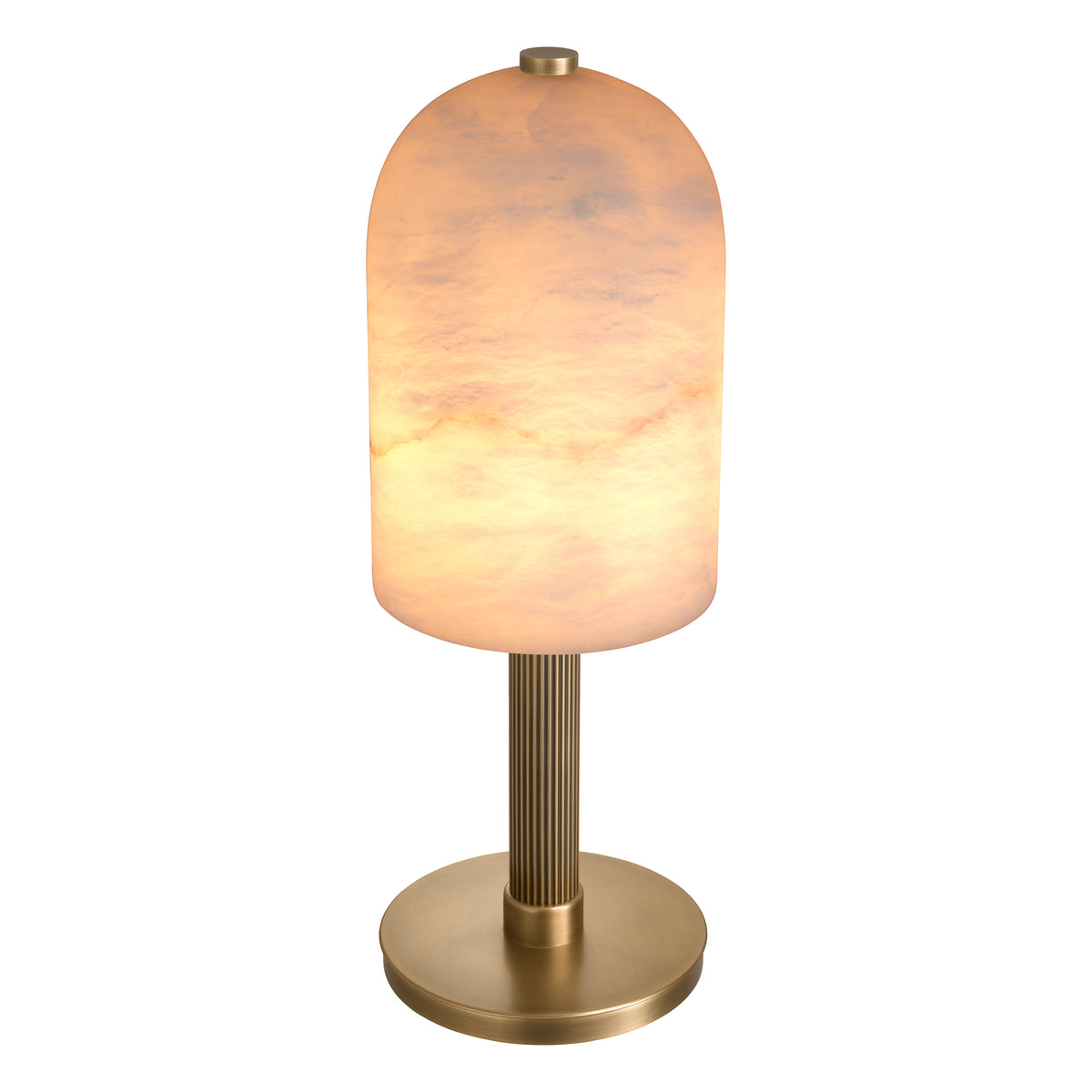 Table Lamp Kayla antique brass finish alabaster by Eichholtz