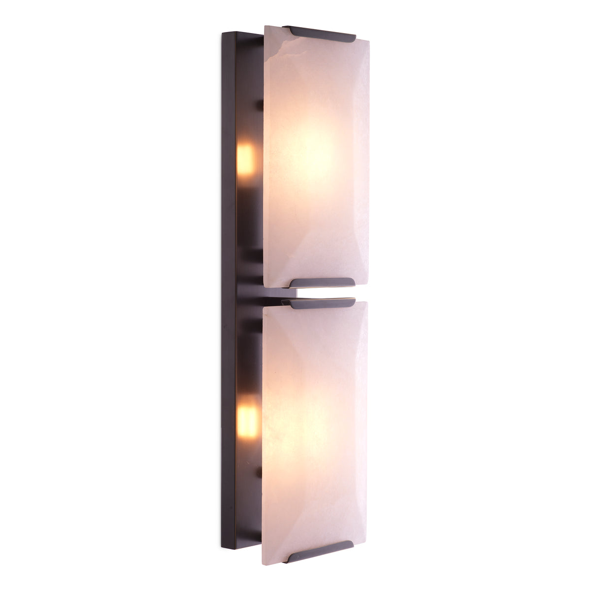 Wall Lamp Ortiz bronze highlight finish alabaster by Eichholtz