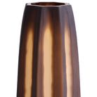 Vase Tiara L dark brown glass by Eichholtz