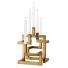 Candle Holder Skyline vintage brass finish by Eichholtz
