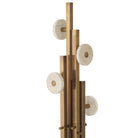 Coatrack Amadora vintage brass finish travertine by Eichholtz