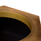Planter Montura low vintage brass finish by Eichholtz