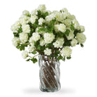 Bouquet of Hydrangeas snowball white real touch 36 pcs by Eichholtz