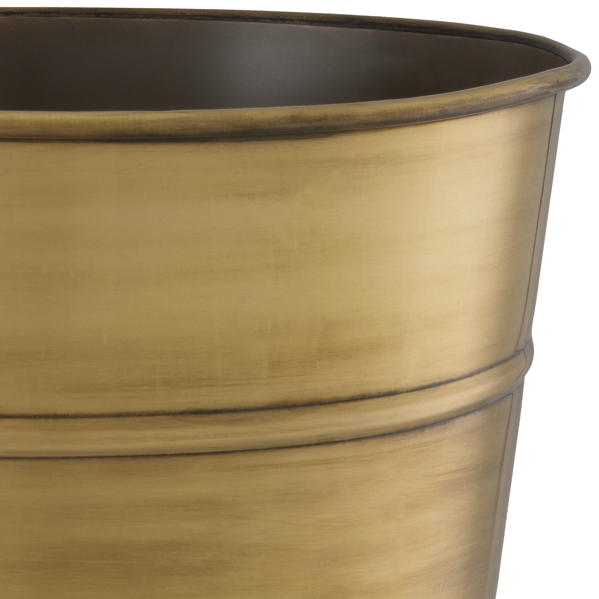 Planter Hortus vintage brass finish by Eichholtz