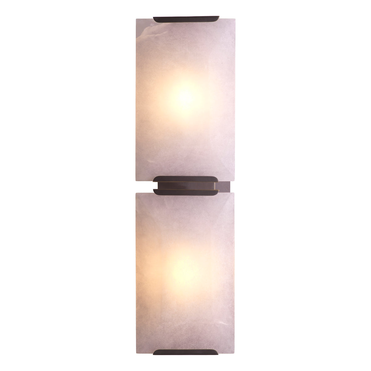 Wall Lamp Ortiz bronze highlight finish alabaster by Eichholtz