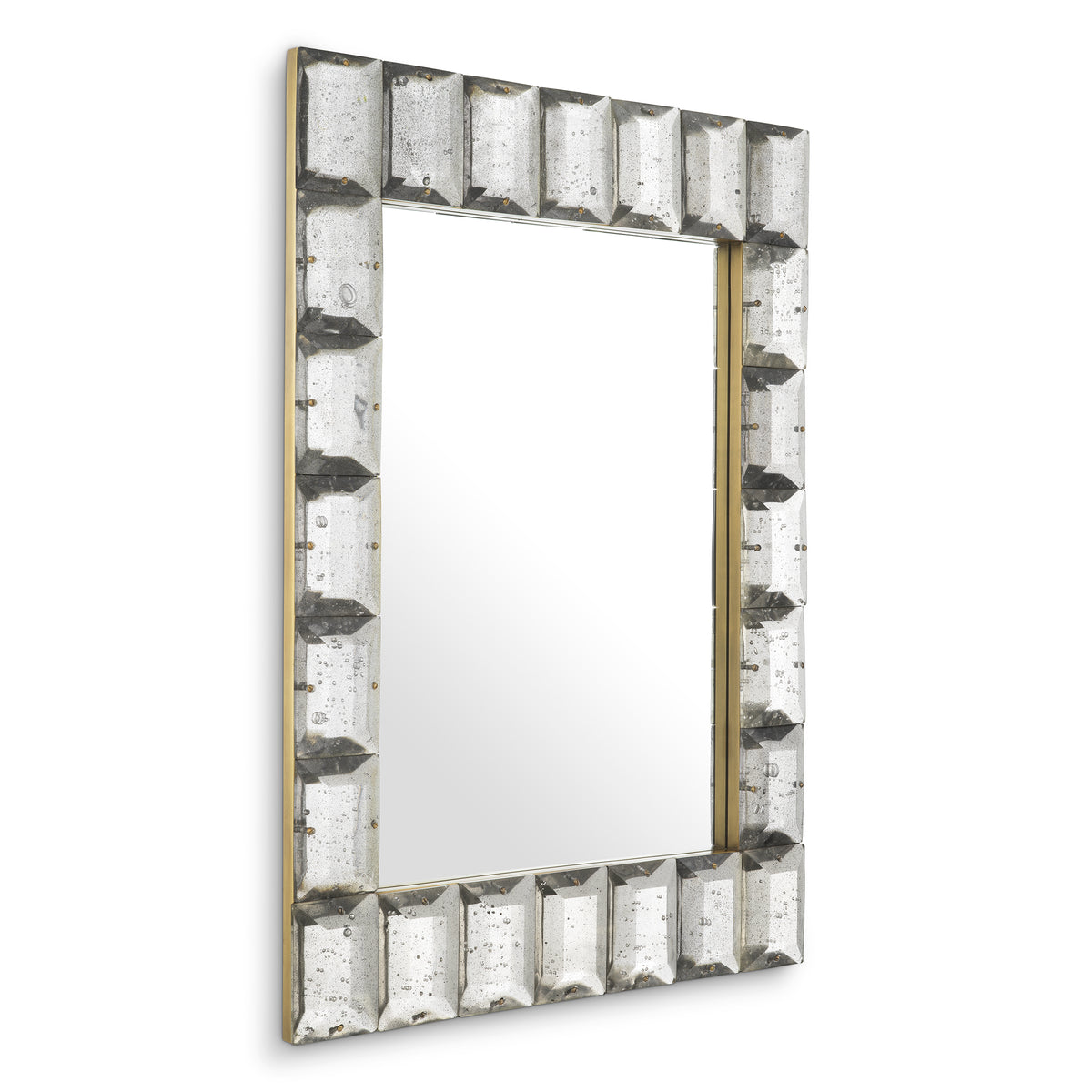 Mirror Mariani vintage brass finish by Eichholtz