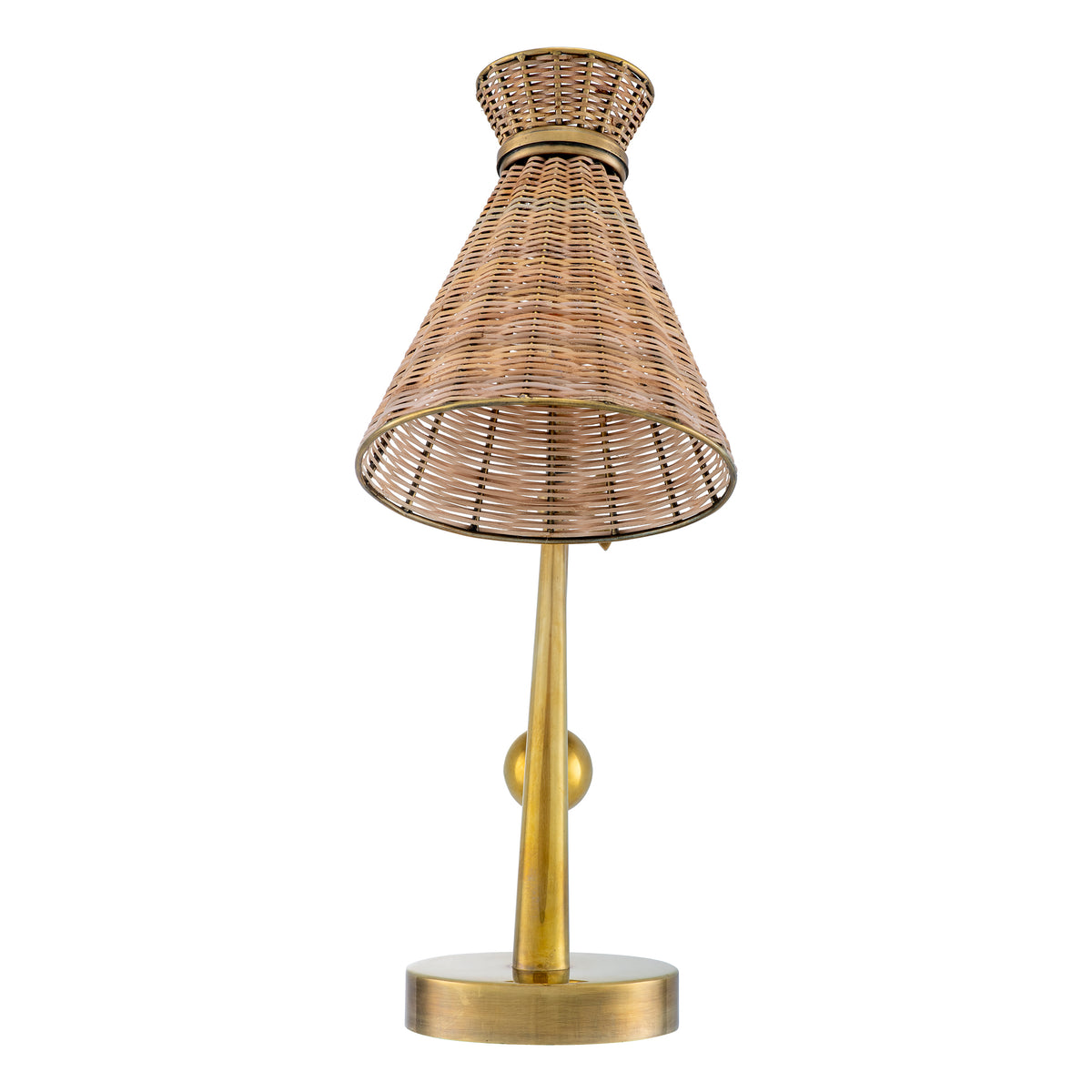 Table Lamp Kon Tiki rattan by Eichholtz