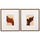 Print Impression Authentique Mirage & Rêverie by Bruno Bijaksic set of 2 by Eichholtz