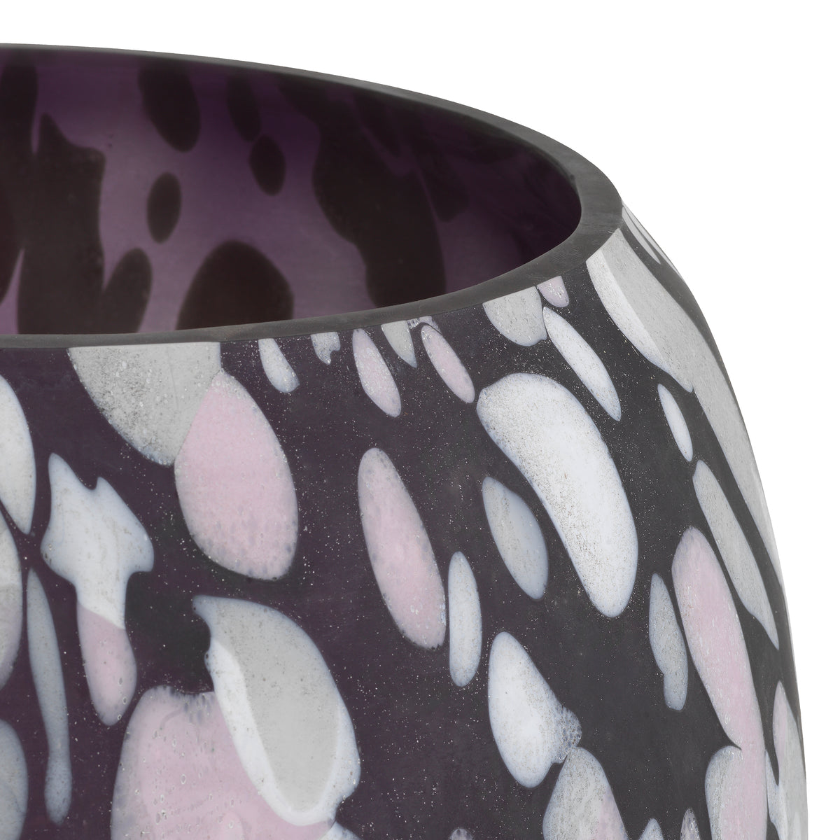Vase Foxdale L multi colour glass by Eichholtz