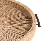 Tray Vimini S natural rattan by Eichholtz