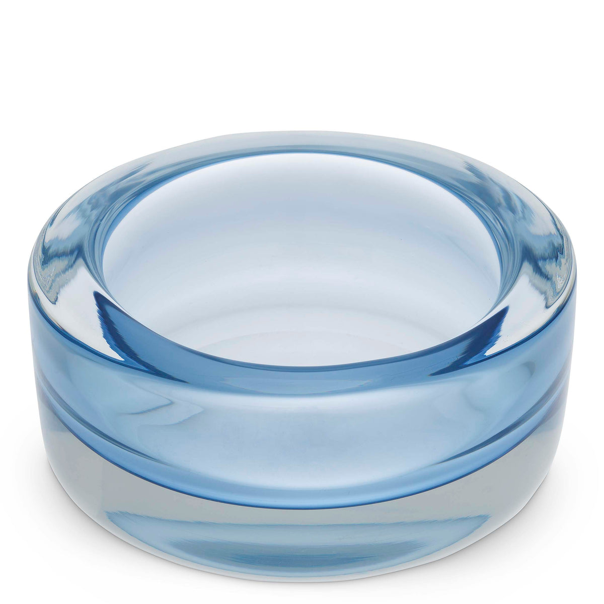 Bowl Marcellus light blue glass by Eichholtz