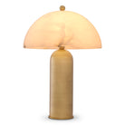Table Lamp Lorenza antique brass finish alabaster by Eichholtz