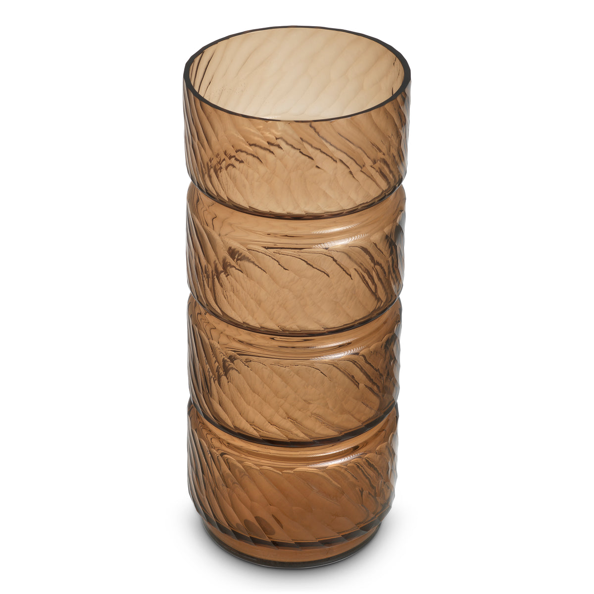 Vase Loxley L copper glass by Eichholtz