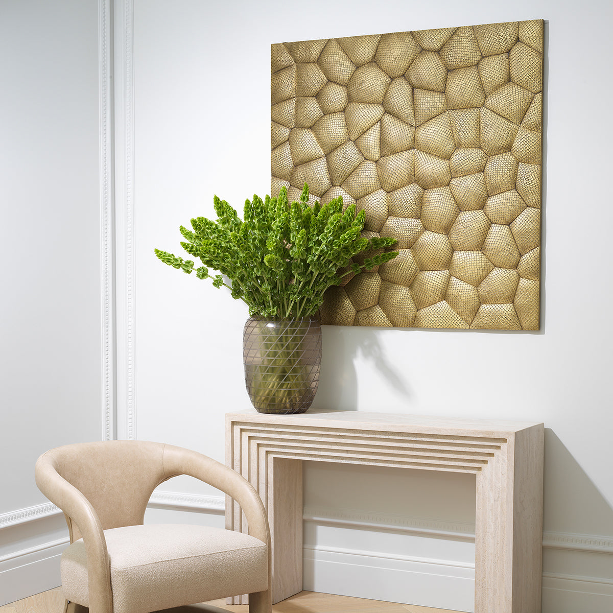 Wall Object Maximus vintage brass finish by Eichholtz