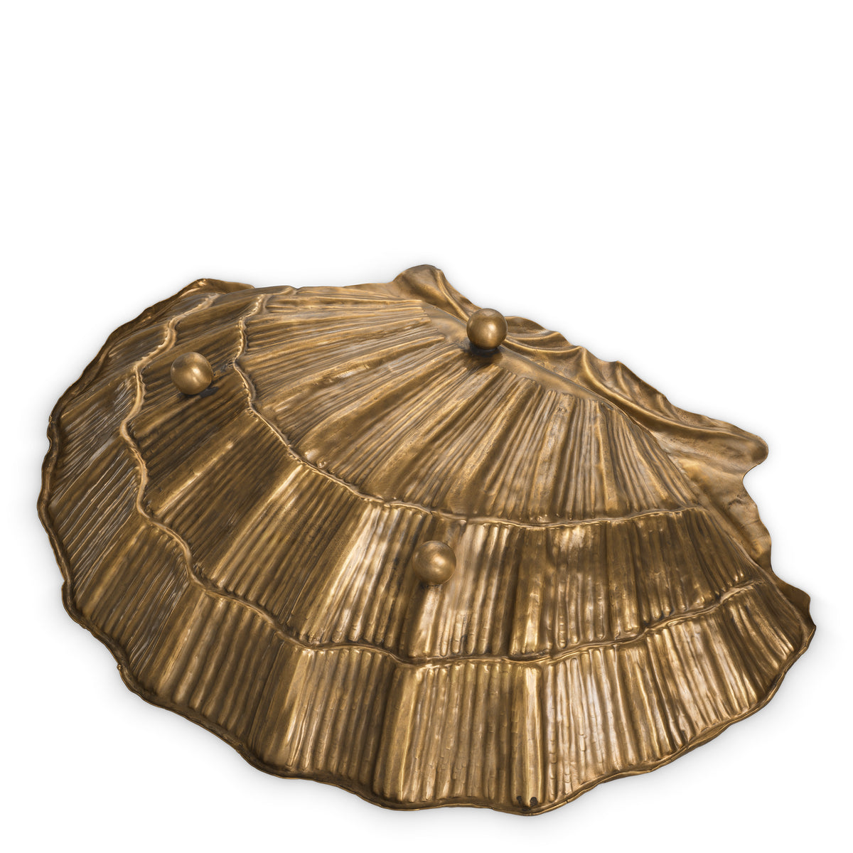 Bowl Seashell vintage brass finish by Eichholtz
