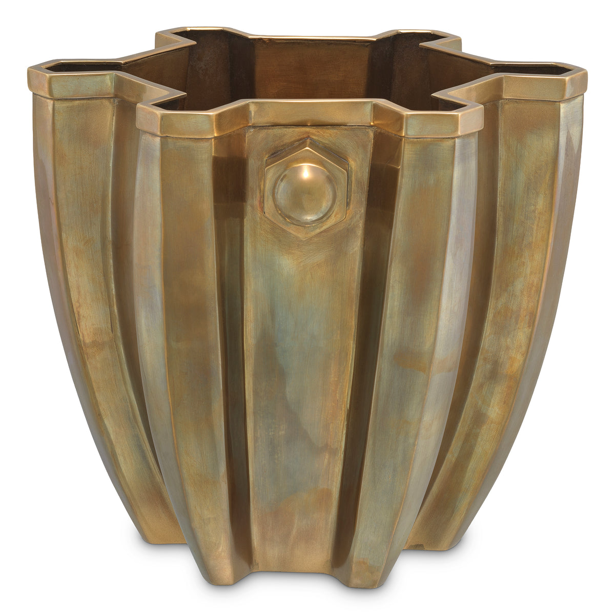 Wine Cooler Napoli vintage brass finish by Eichholtz