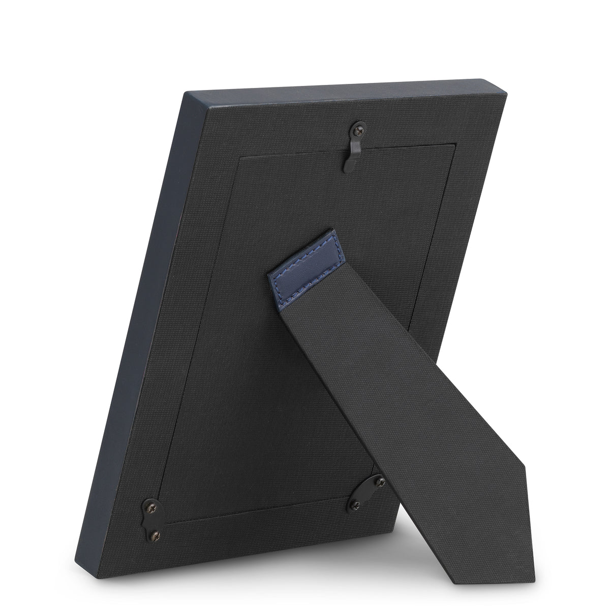 Picture Frame Nivo blue leather set of 2 by Eichholtz