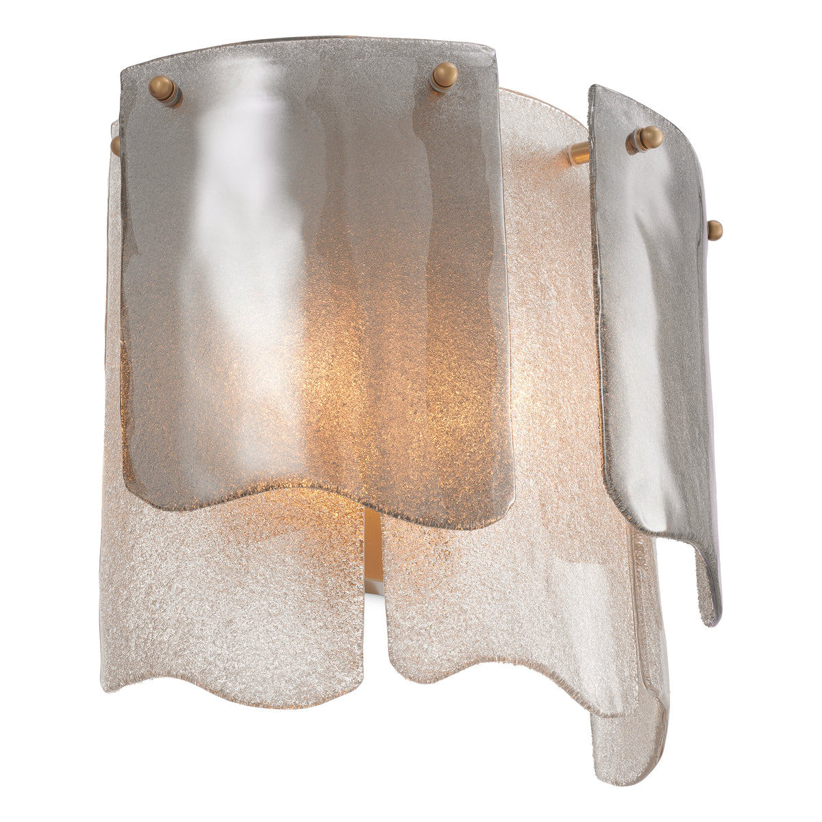 Wall Lamp Asinara smoke glass by Eichholtz