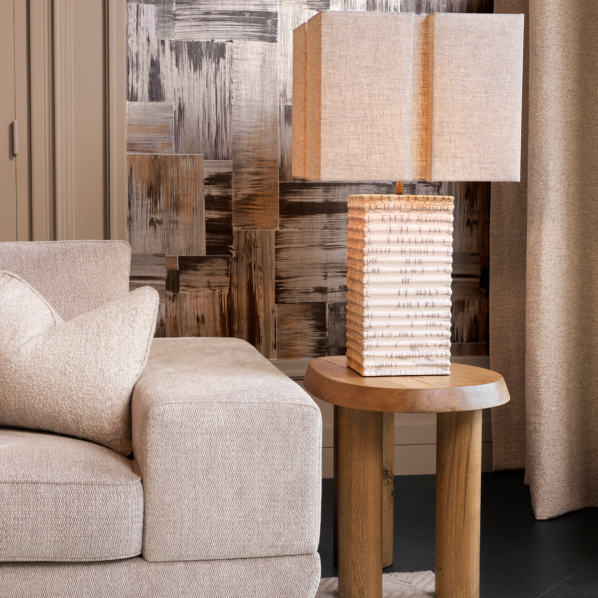 Cushion Kempton beige rectangular by Eichholtz