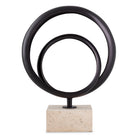 Object Elena bronze highlight finish travertine by Eichholtz