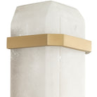 Wall Lamp Pandora alabaster antique brass finish by Eichholtz