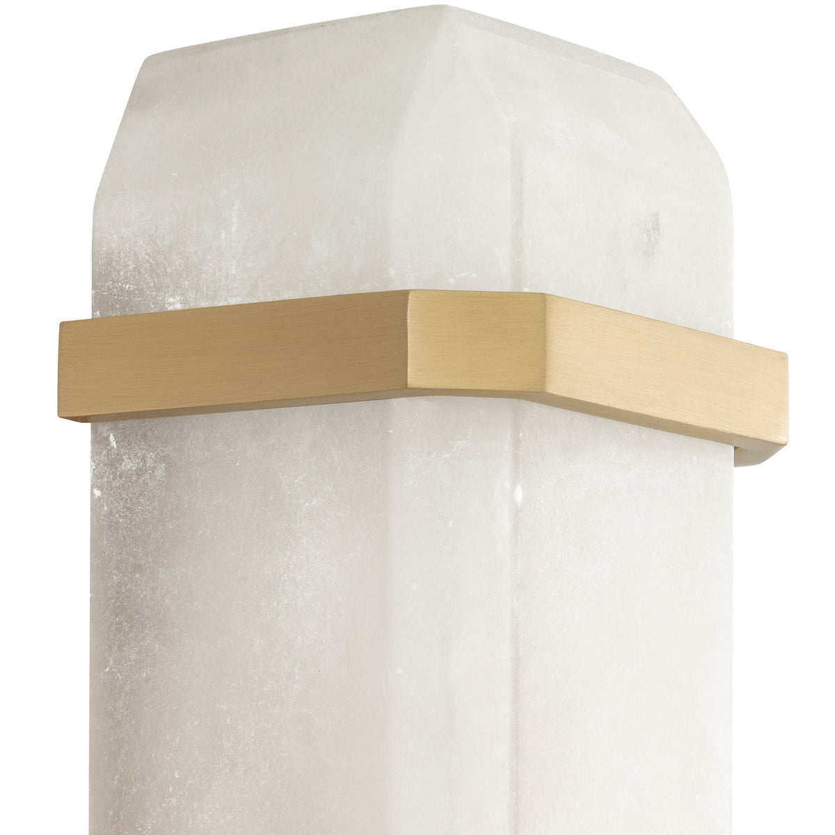 Wall Lamp Pandora alabaster antique brass finish by Eichholtz