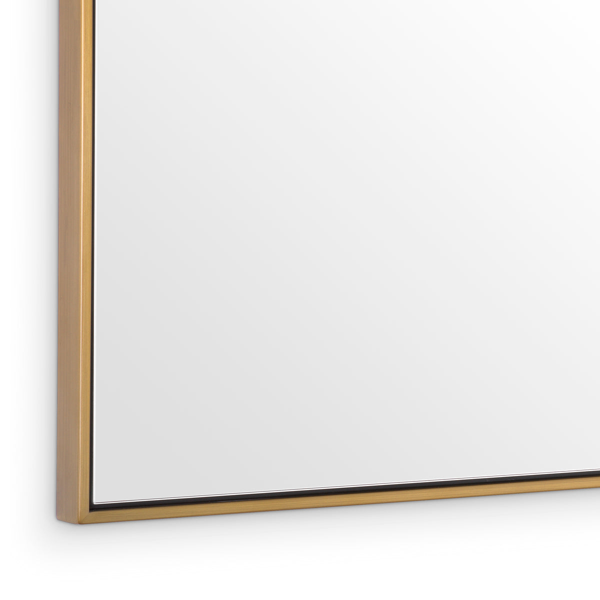 Mirror Redondo L brushed brass finish by Eichholtz