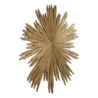 Wall Object Sunburst antique gold finish by Eichholtz
