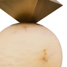 Pendant Elko antique brass finish alabaster by Eichholtz
