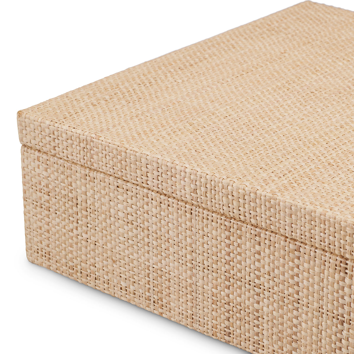 Box Cadiz S natural raffia by Eichholtz