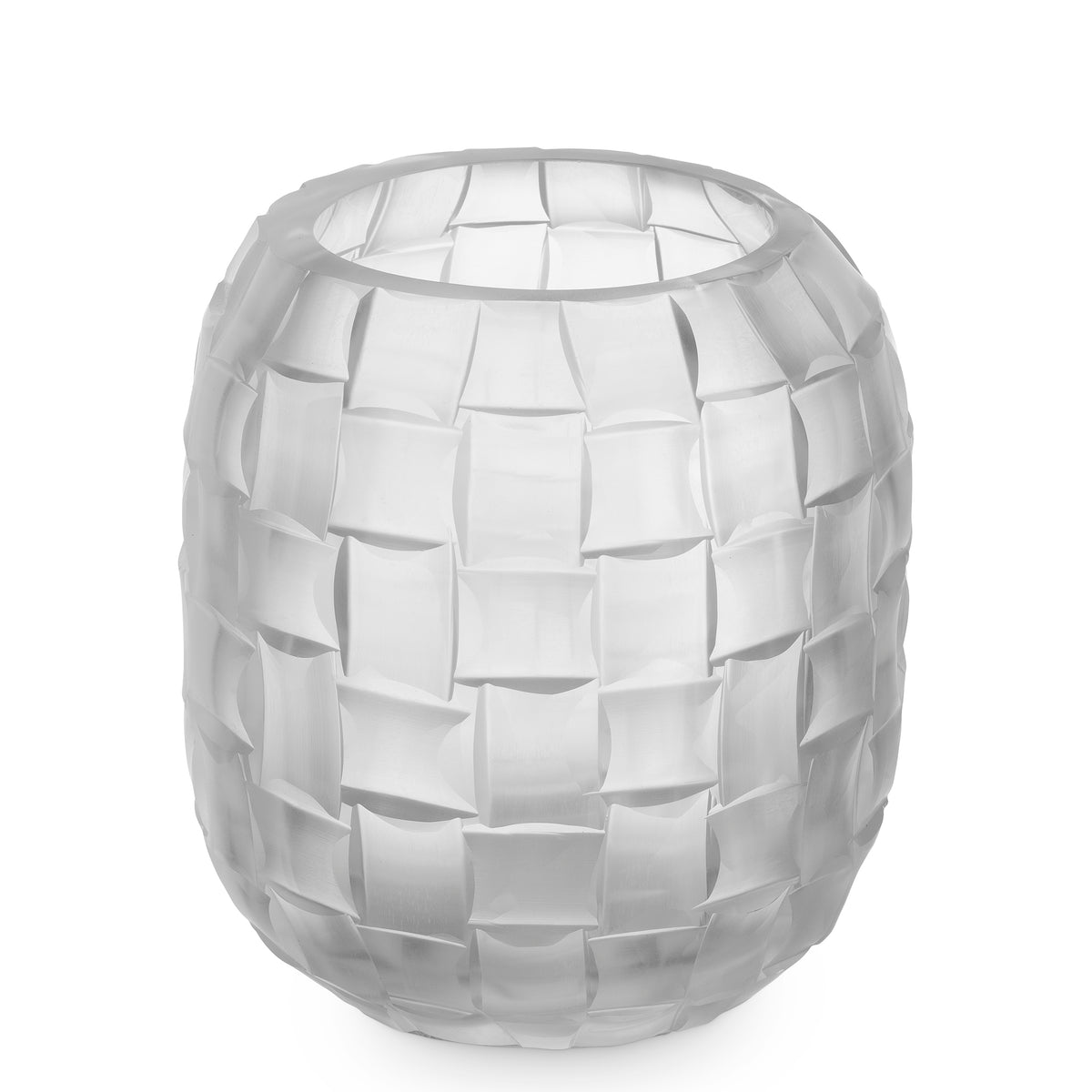 Vase Varese S frosted glass by Eichholtz