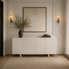 Origin Sideboard Cream Wood Four Doors by Liang & Eimil