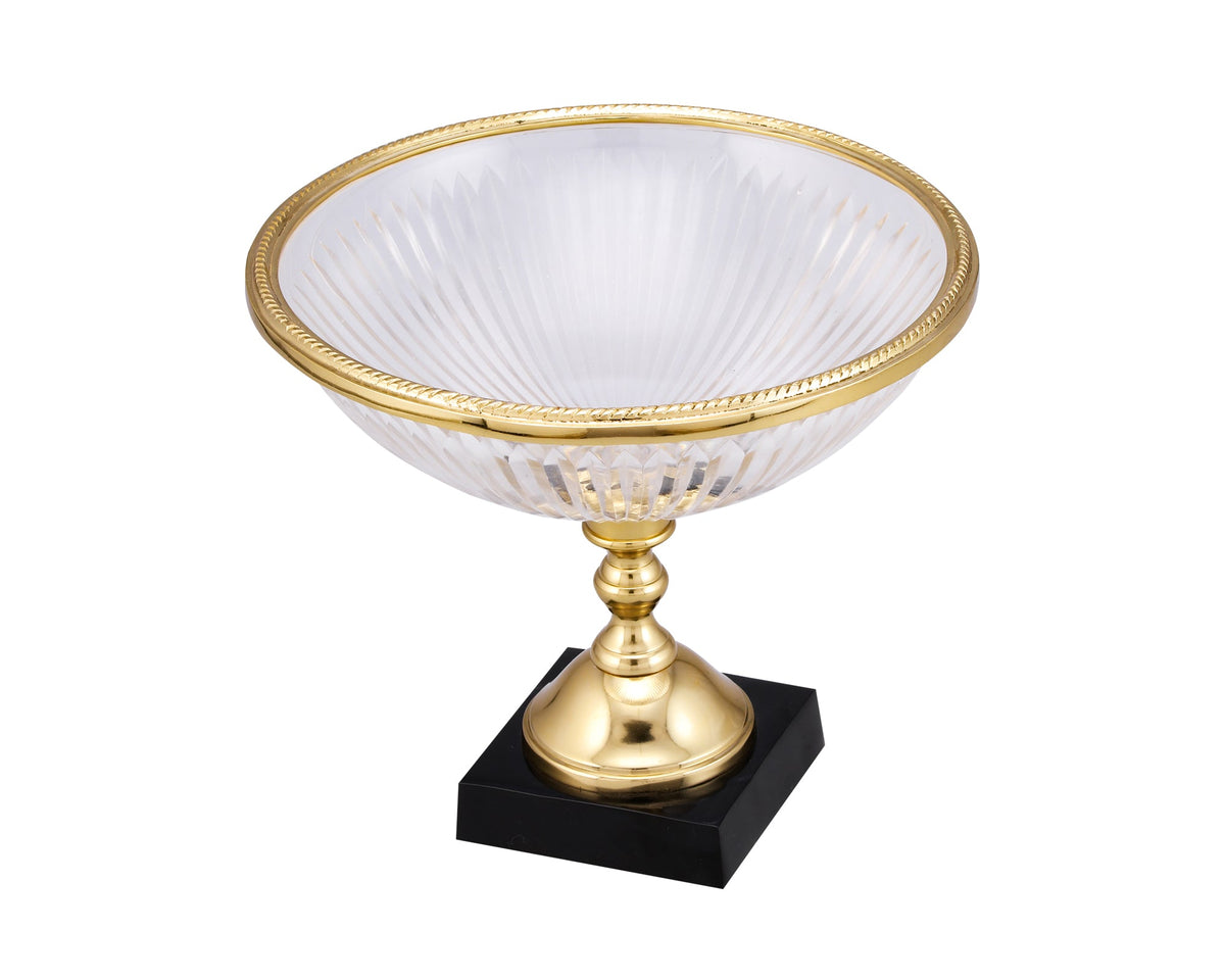 Tazza Bowl - Glass and Gold Liang & Eimil