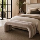 Piper Sysley Earth Fabric Bench Liang & Eimil