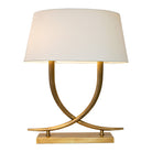 Quinn Antique Brass & Cream Shade Wall Light by RV Astley