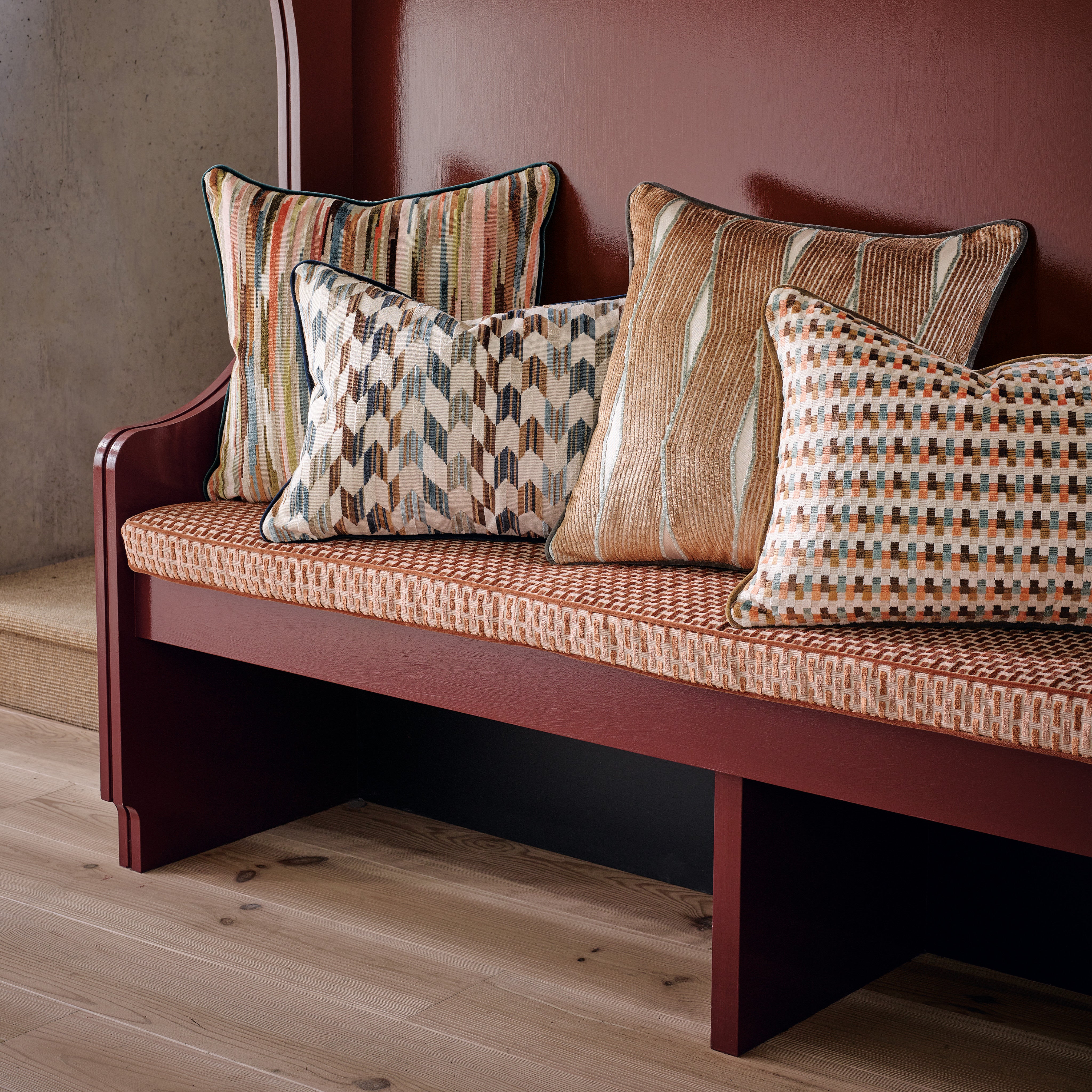 Benito Cushion Mandarin - 50cm by Romo