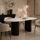 Rhodes Black Dining Table by Tommy Franks