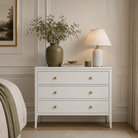 Radford White Chest of Drawers - White by D.I. Designs