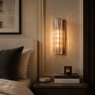 Reagan Antique Brass & Crystal Wall Light by RV Astley