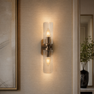 Revere Bronze & Clear Glass Wall Light by Luxe Collection