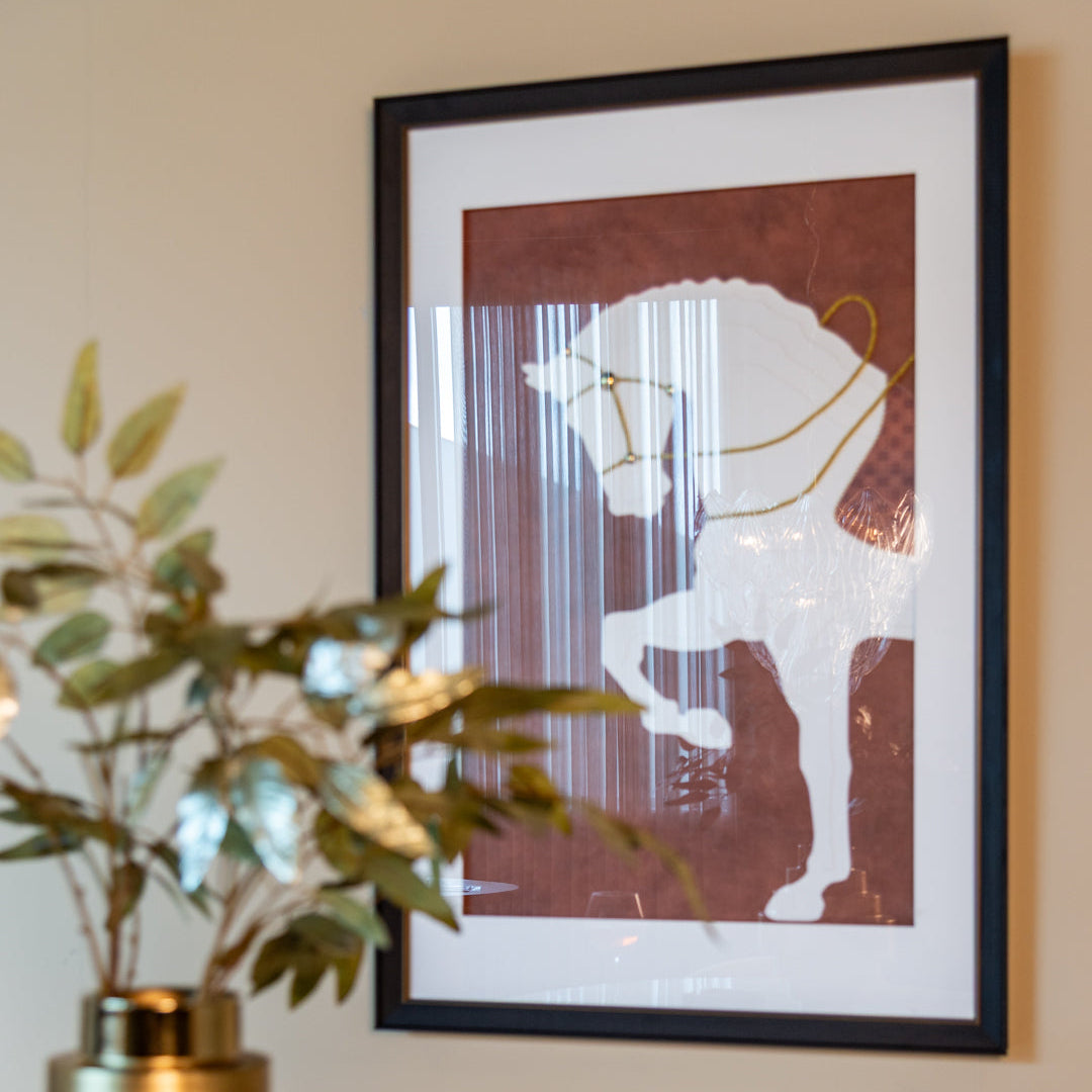 Blazer Brown Equestrian Wall Art by Richmond Interiors